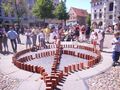 Schlussfigur auf dem Markt